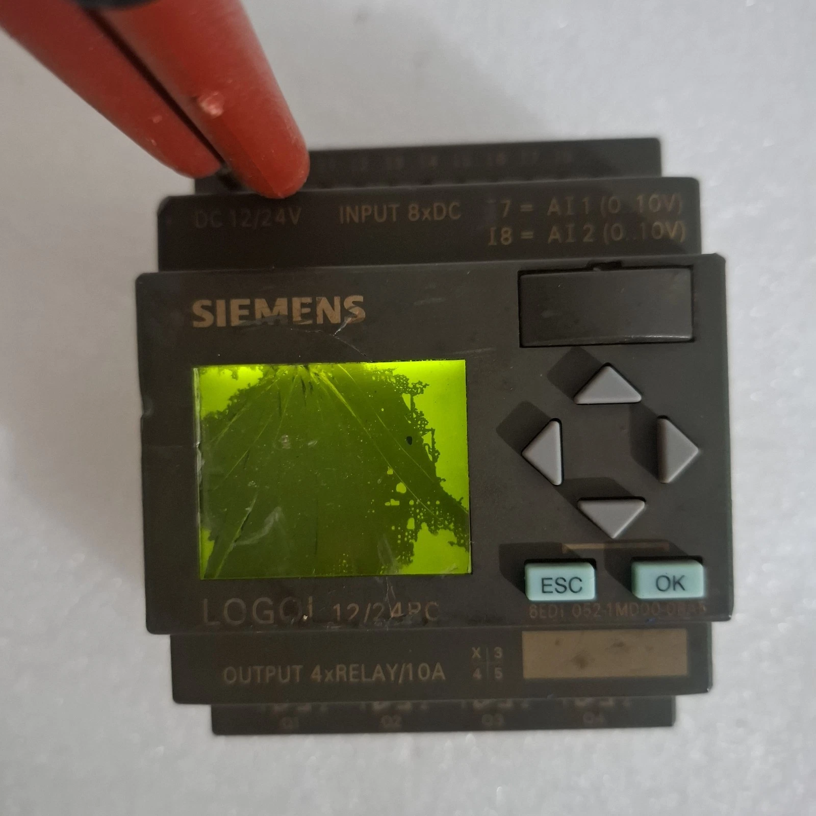 SIEMENS 6ED1 052-1MD00-0BA5 LOGO PLC 12/24RC 12/24V DC FOR PARTS